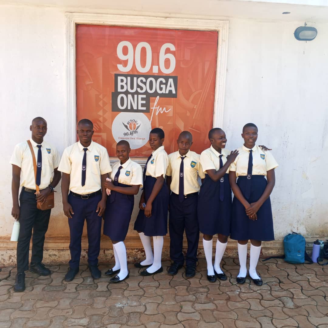 Students in the studio
